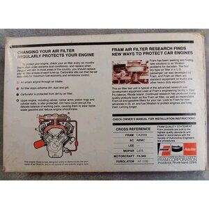 CA3559 Fram Automotive Air Filter Auto READ